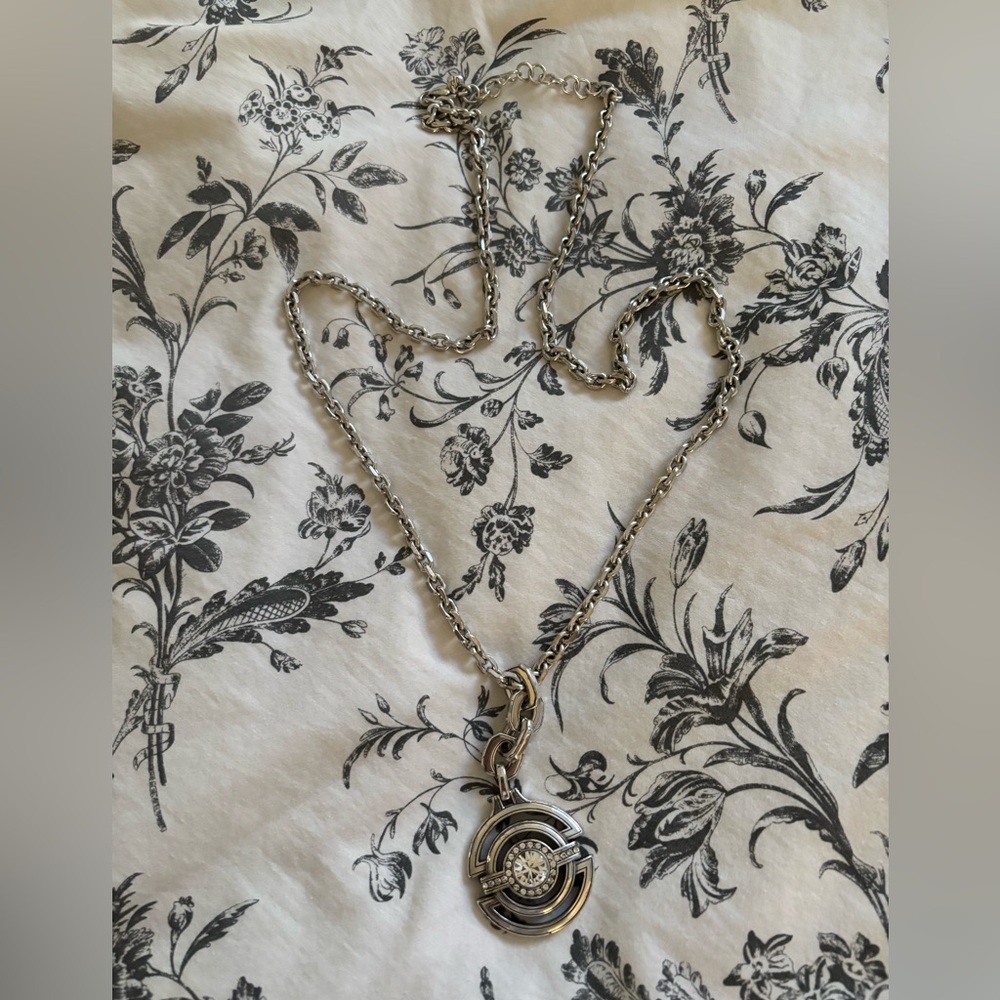 Brighton Silver art deco Pendant Necklace
